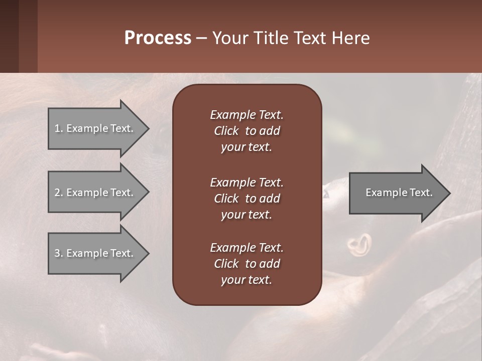 Orang Brown Motherhood PowerPoint Template