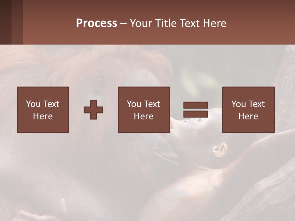 Orang Brown Motherhood PowerPoint Template
