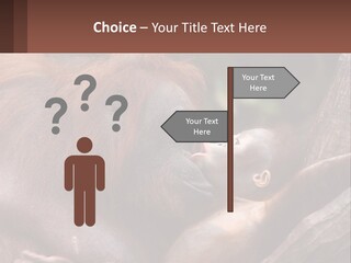 Orang Brown Motherhood PowerPoint Template