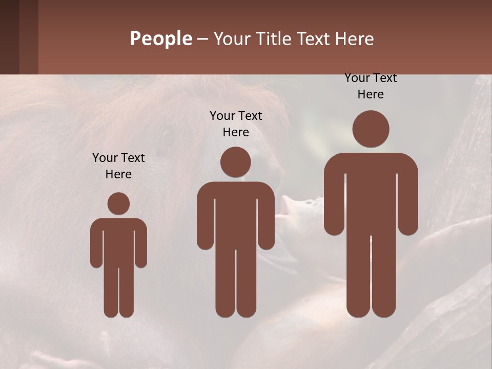 Orang Brown Motherhood PowerPoint Template