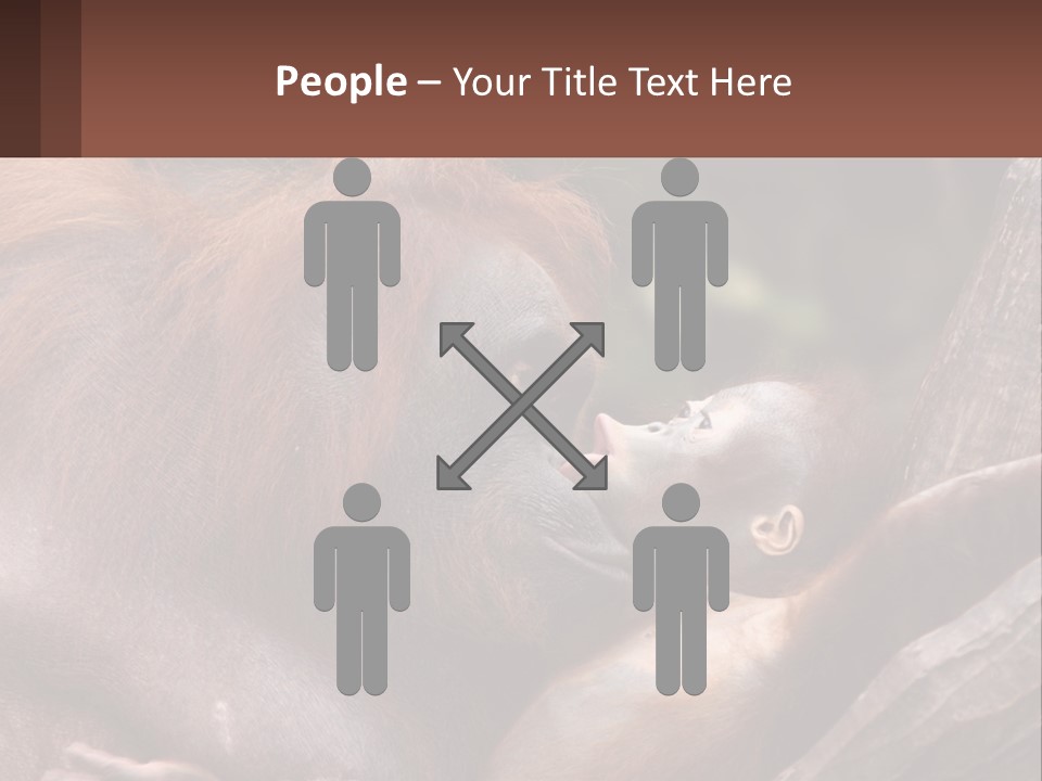 Orang Brown Motherhood PowerPoint Template