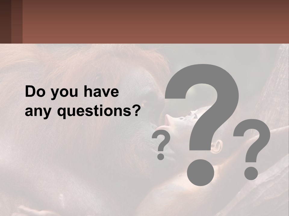 Orang Brown Motherhood PowerPoint Template