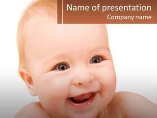 Infant Little Isolated PowerPoint Template