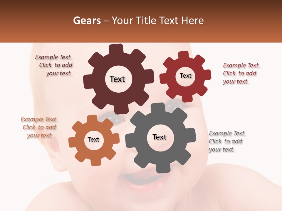 Infant Little Isolated PowerPoint Template