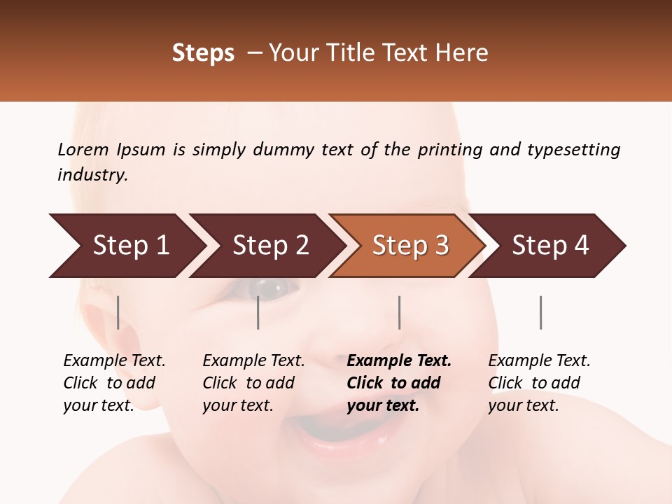 Infant Little Isolated PowerPoint Template