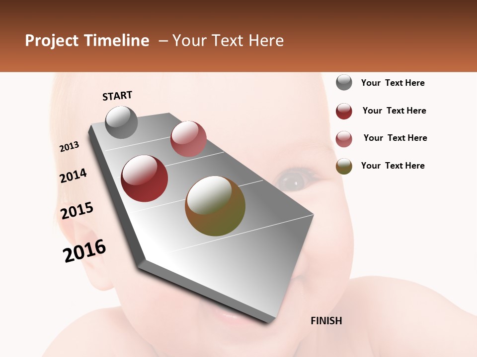 Infant Little Isolated PowerPoint Template