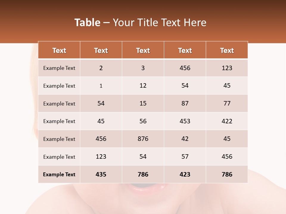 Infant Little Isolated PowerPoint Template