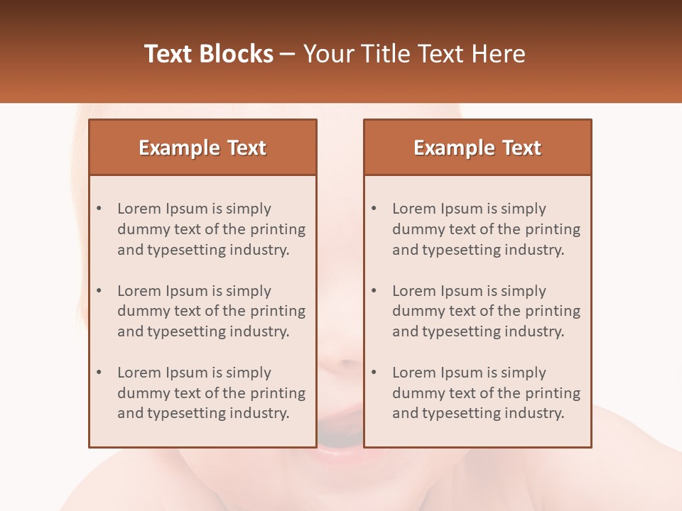Infant Little Isolated PowerPoint Template