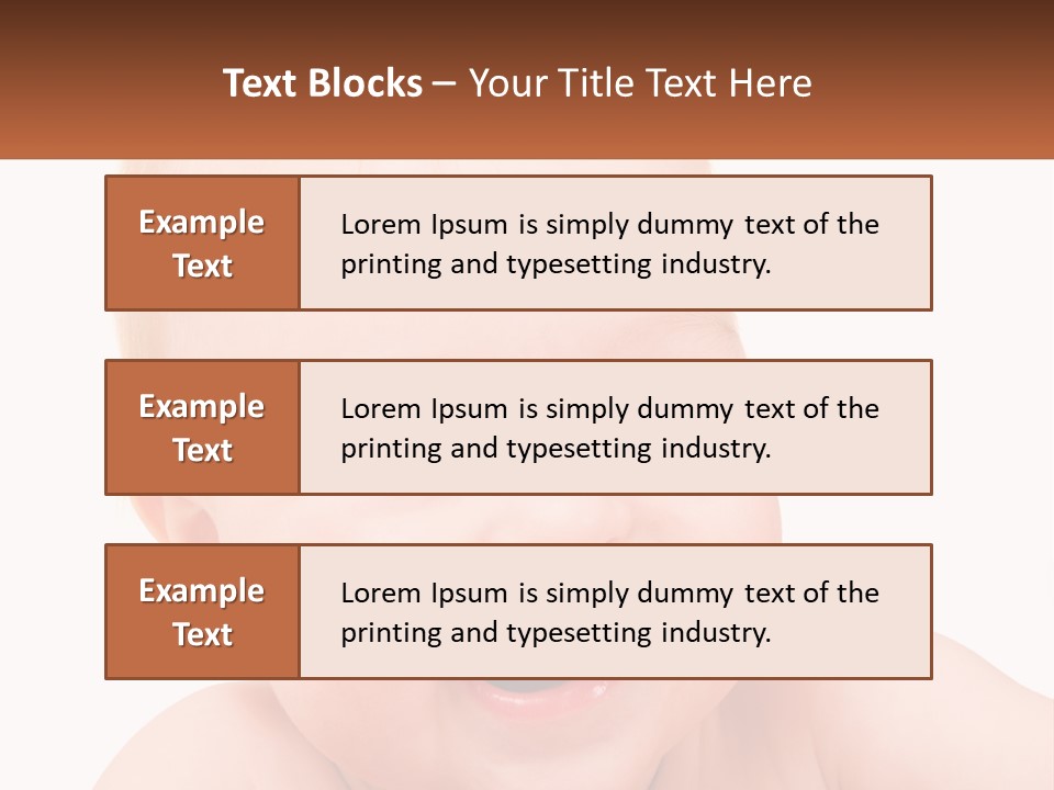 Infant Little Isolated PowerPoint Template