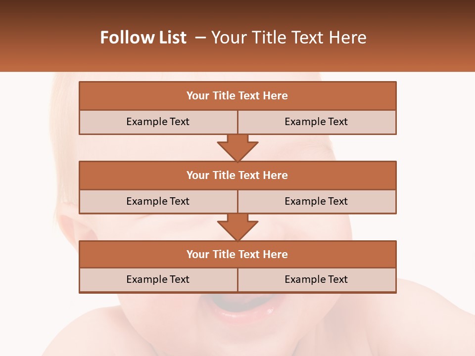 Infant Little Isolated PowerPoint Template