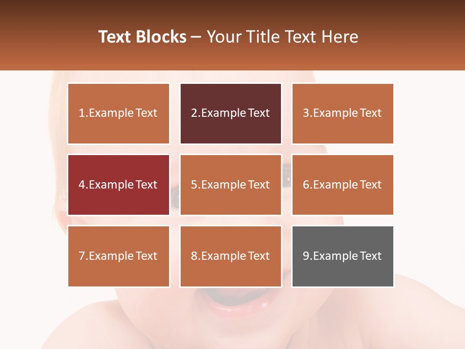 Infant Little Isolated PowerPoint Template