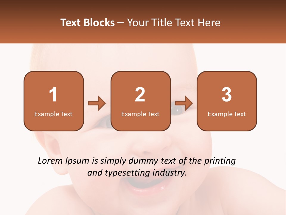 Infant Little Isolated PowerPoint Template