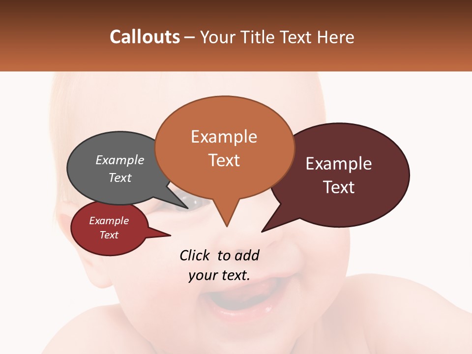 Infant Little Isolated PowerPoint Template