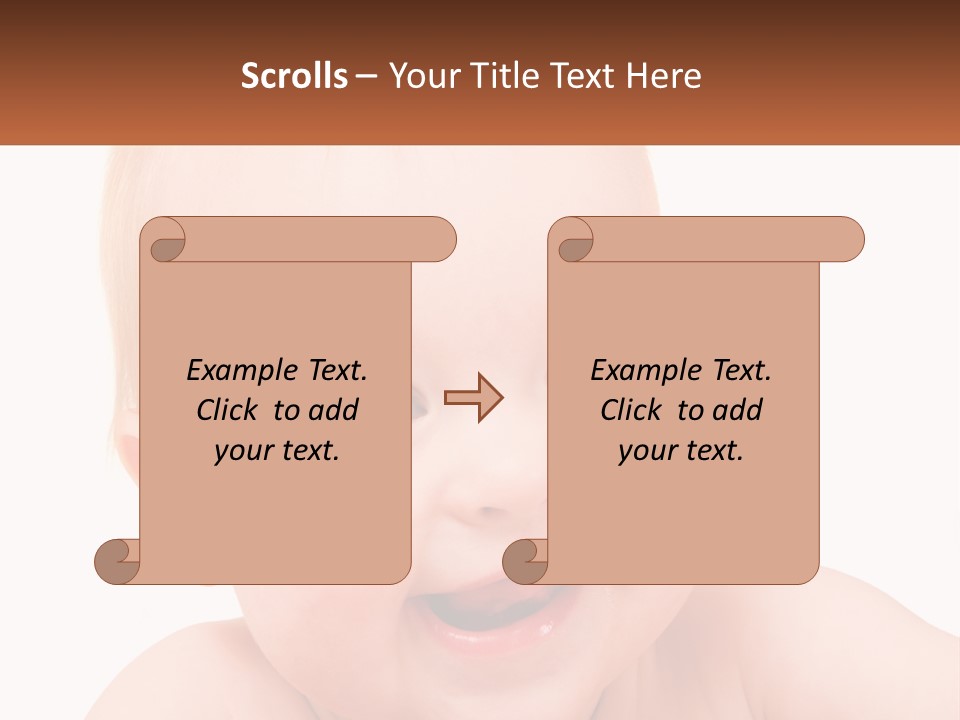 Infant Little Isolated PowerPoint Template