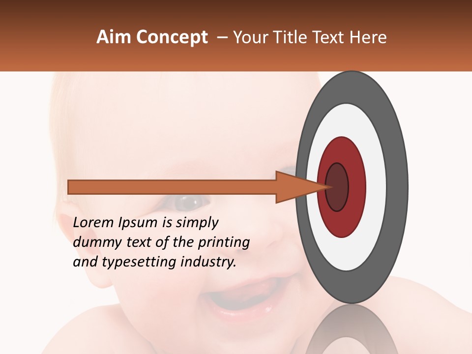 Infant Little Isolated PowerPoint Template