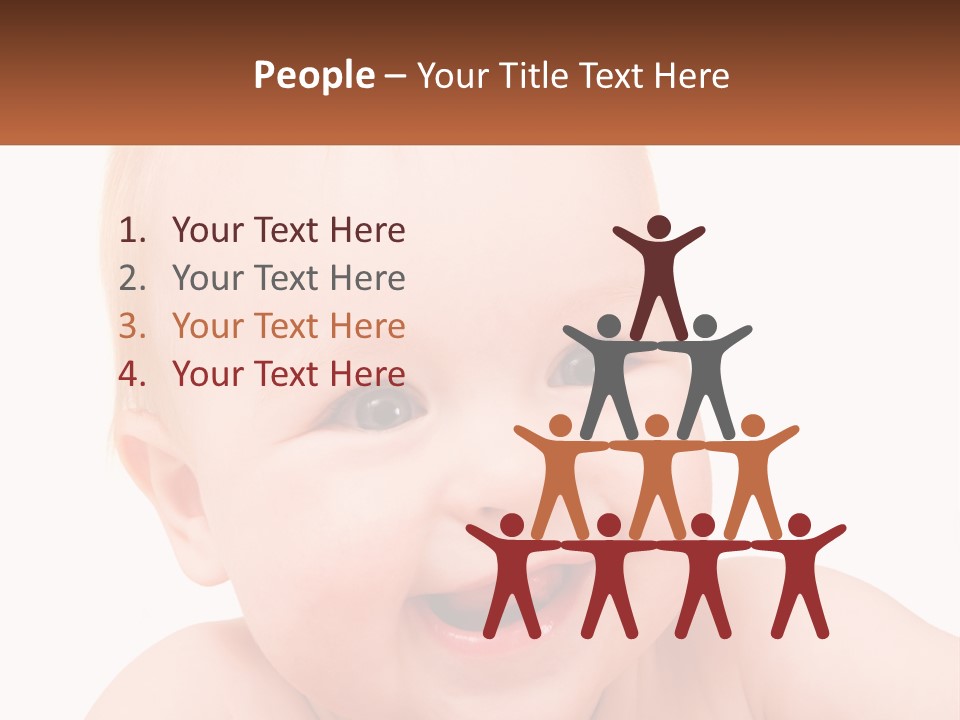 Infant Little Isolated PowerPoint Template