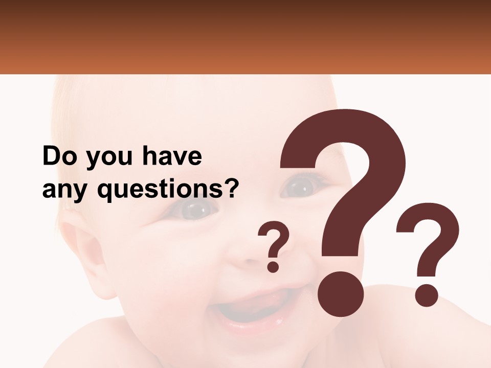 Infant Little Isolated PowerPoint Template