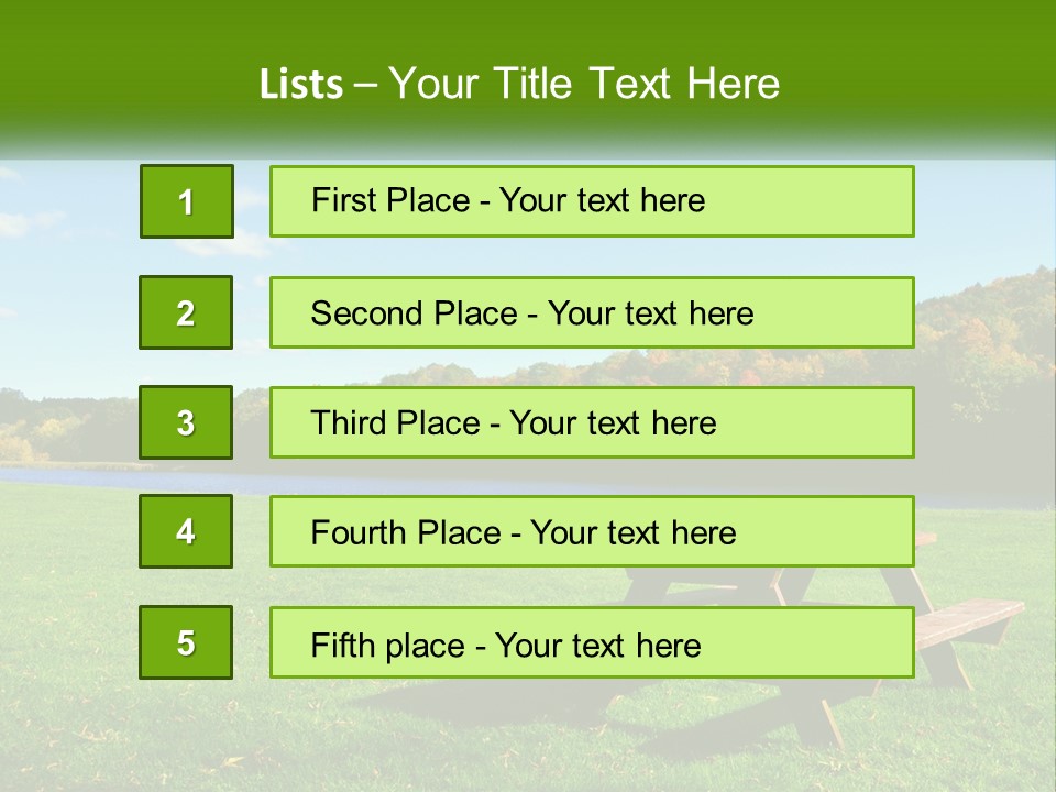 Get Together Break Picnic PowerPoint Template