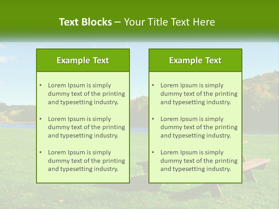Get Together Break Picnic PowerPoint Template