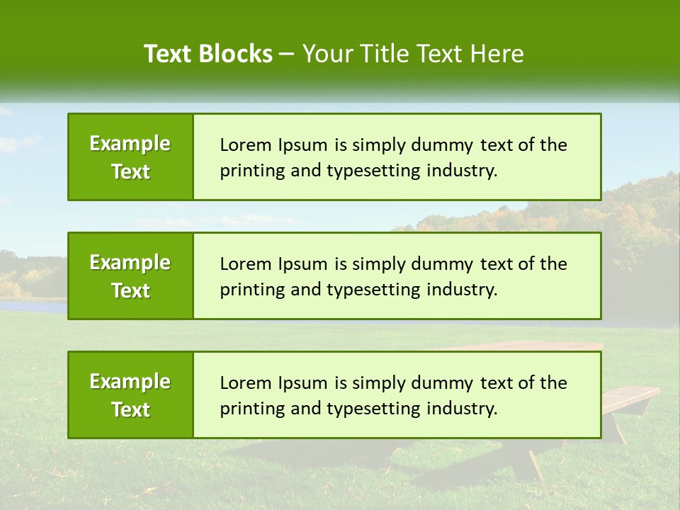 Get Together Break Picnic PowerPoint Template