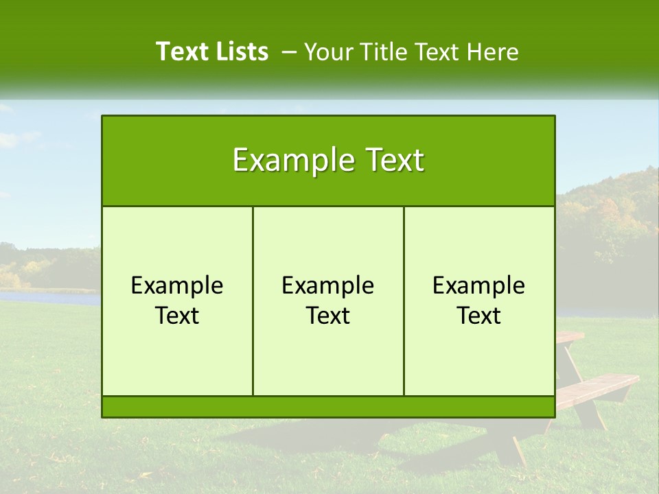 Get Together Break Picnic PowerPoint Template