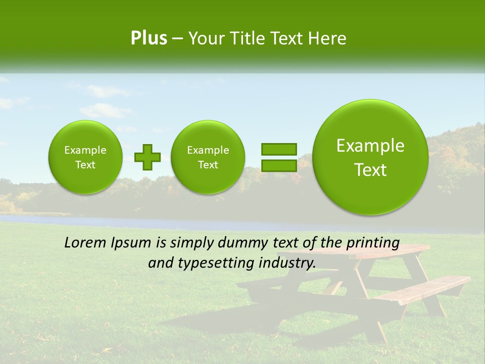 Get Together Break Picnic PowerPoint Template