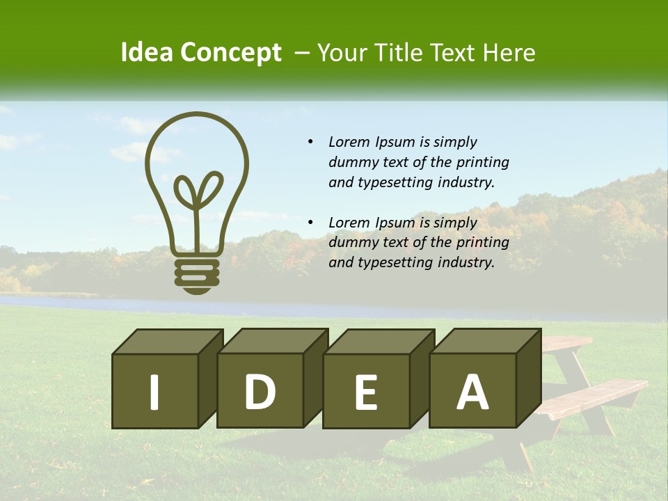 Get Together Break Picnic PowerPoint Template