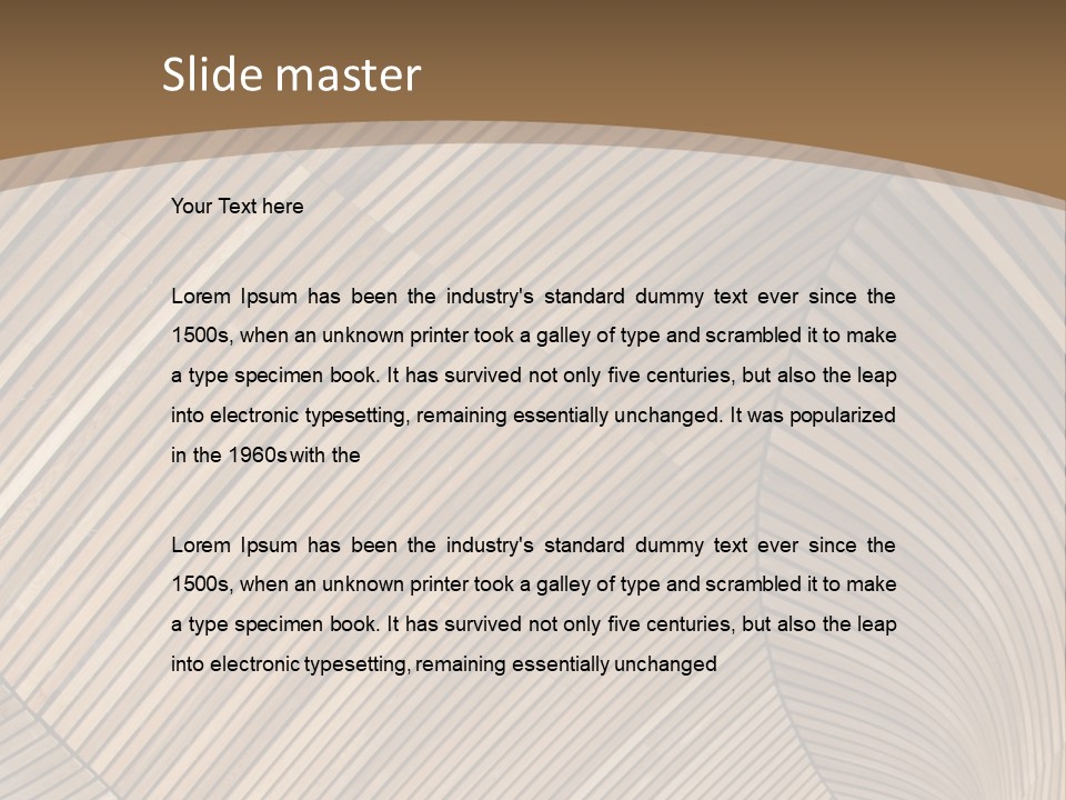 Recycled Green Politics PowerPoint Template