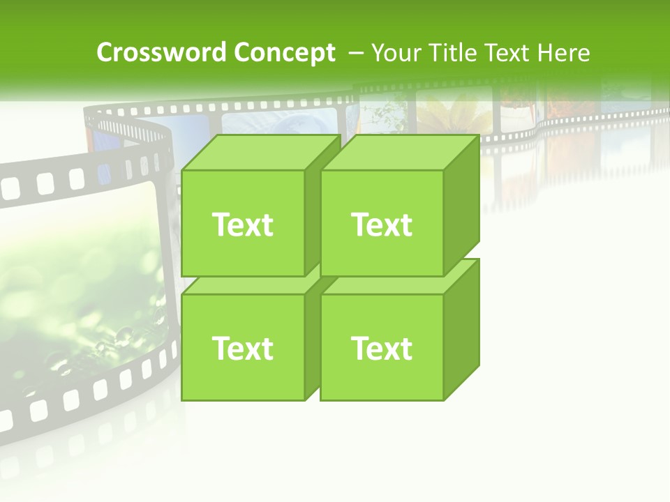 Hollywood Reflection Projection PowerPoint Template