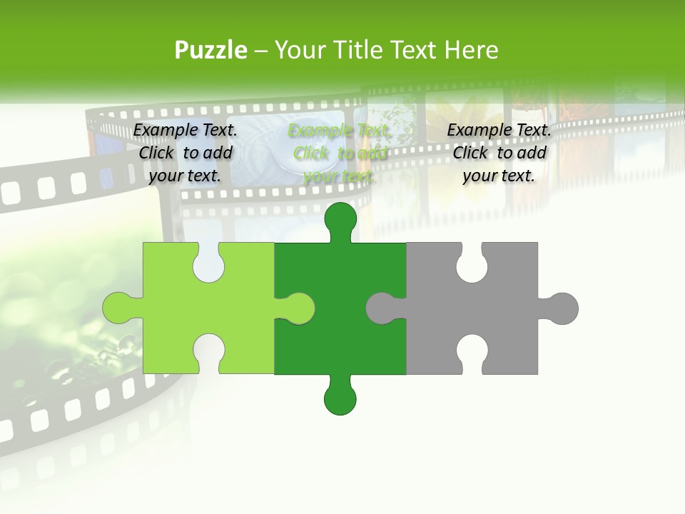 Hollywood Reflection Projection PowerPoint Template