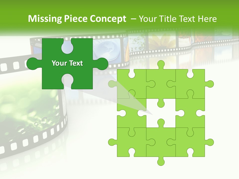 Hollywood Reflection Projection PowerPoint Template