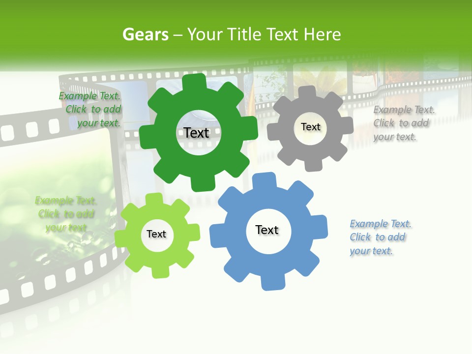 Hollywood Reflection Projection PowerPoint Template