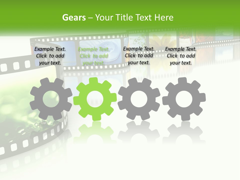 Hollywood Reflection Projection PowerPoint Template