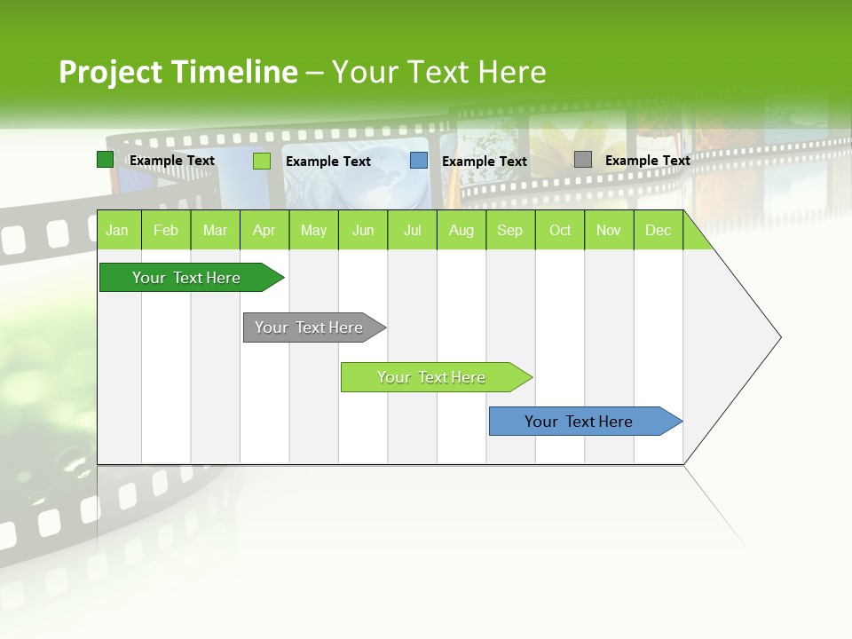 Hollywood Reflection Projection PowerPoint Template