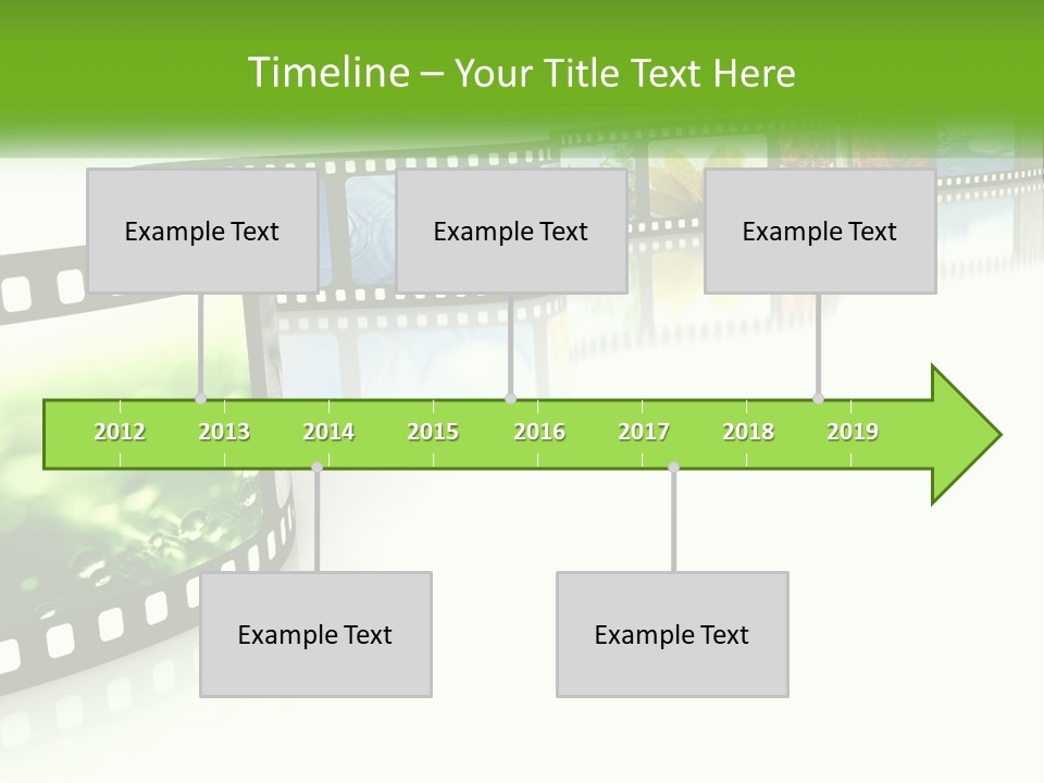 Hollywood Reflection Projection PowerPoint Template