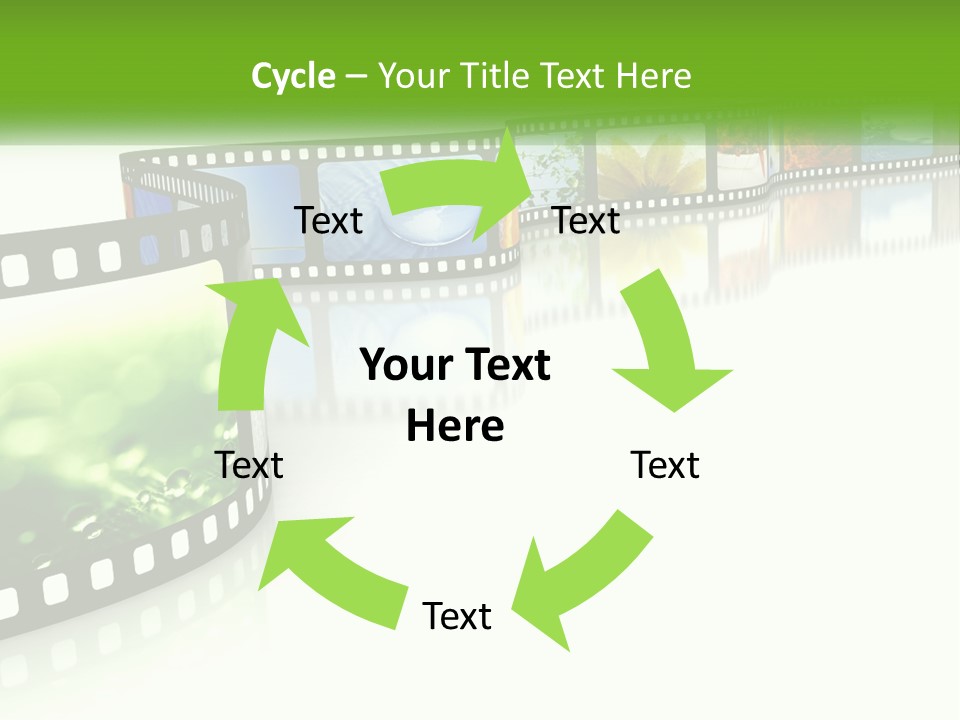 Hollywood Reflection Projection PowerPoint Template