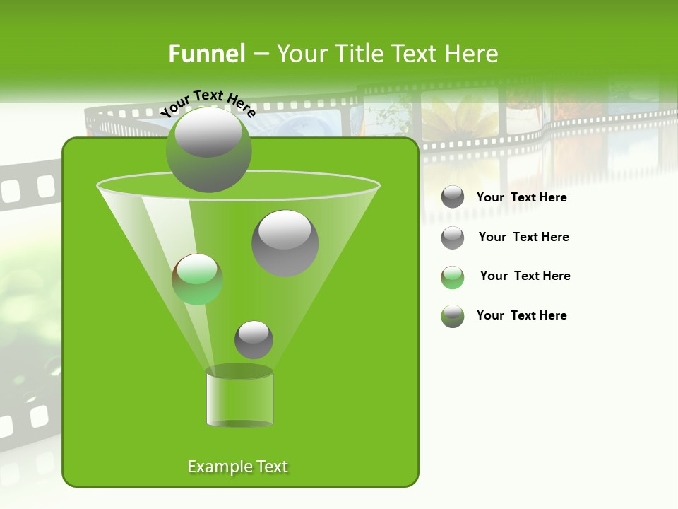 Hollywood Reflection Projection PowerPoint Template