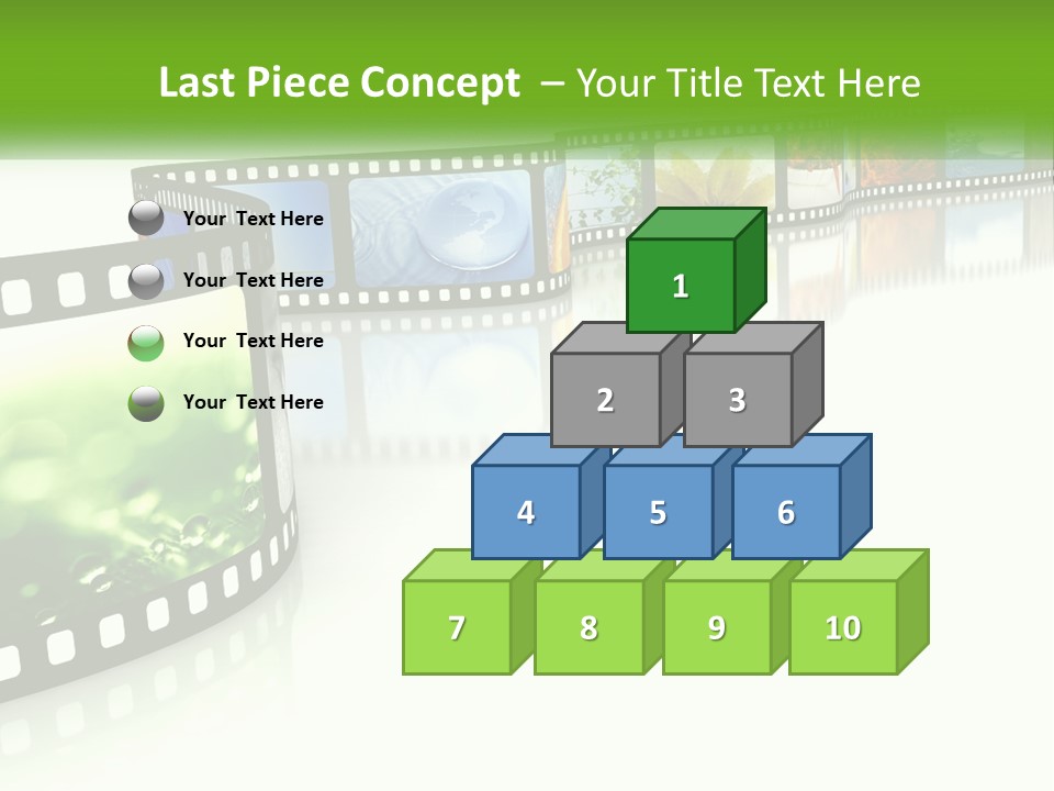 Hollywood Reflection Projection PowerPoint Template