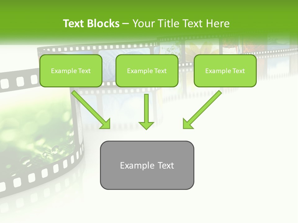 Hollywood Reflection Projection PowerPoint Template