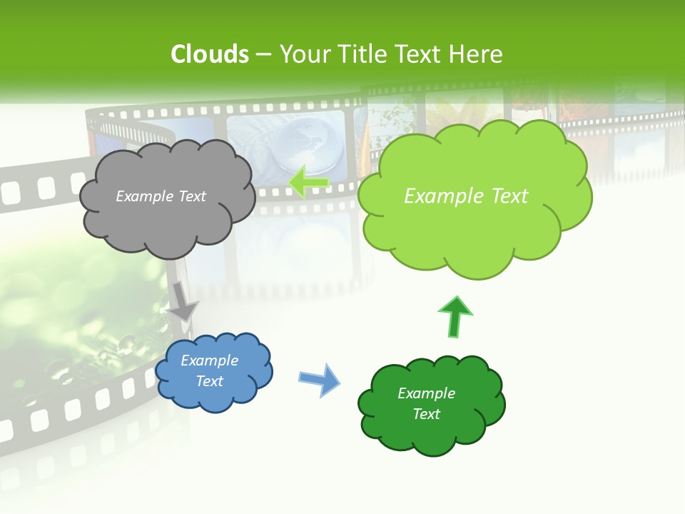 Hollywood Reflection Projection PowerPoint Template