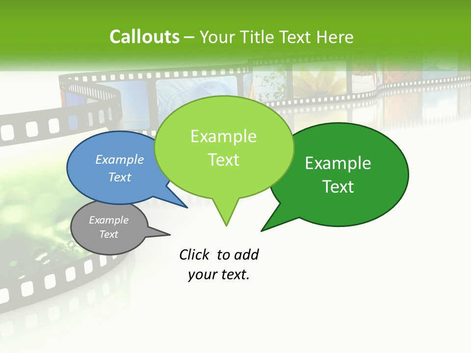 Hollywood Reflection Projection PowerPoint Template