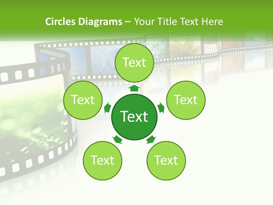 Hollywood Reflection Projection PowerPoint Template