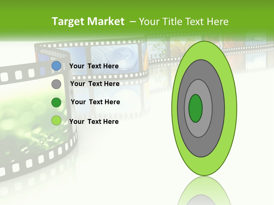 Hollywood Reflection Projection PowerPoint Template