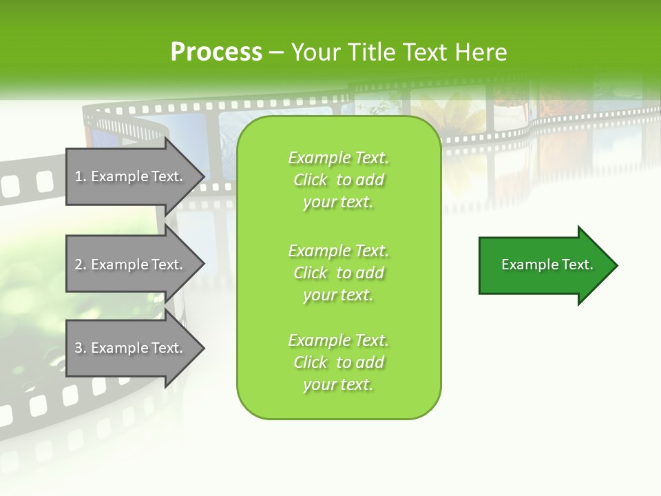 Hollywood Reflection Projection PowerPoint Template