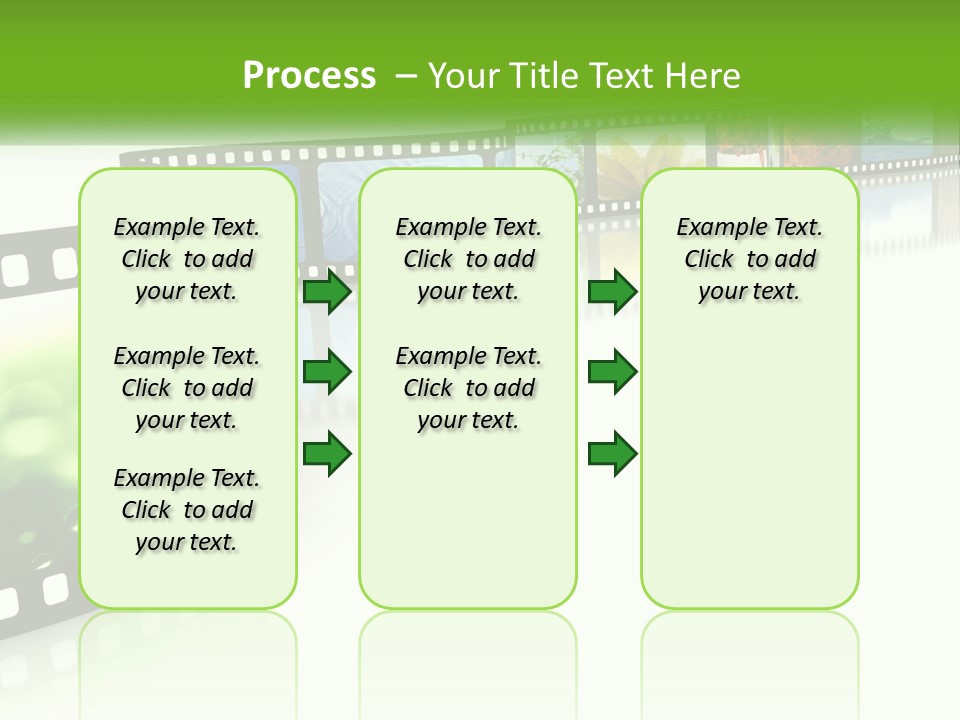 Hollywood Reflection Projection PowerPoint Template