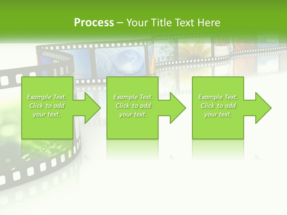 Hollywood Reflection Projection PowerPoint Template