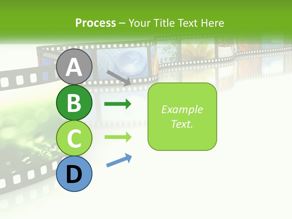 Hollywood Reflection Projection PowerPoint Template