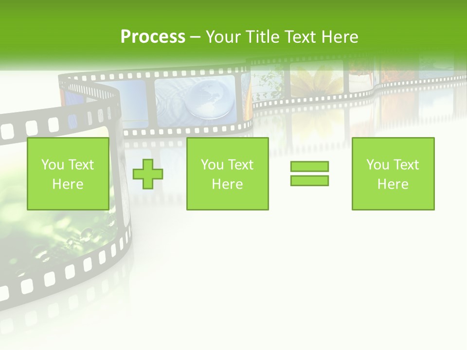 Hollywood Reflection Projection PowerPoint Template