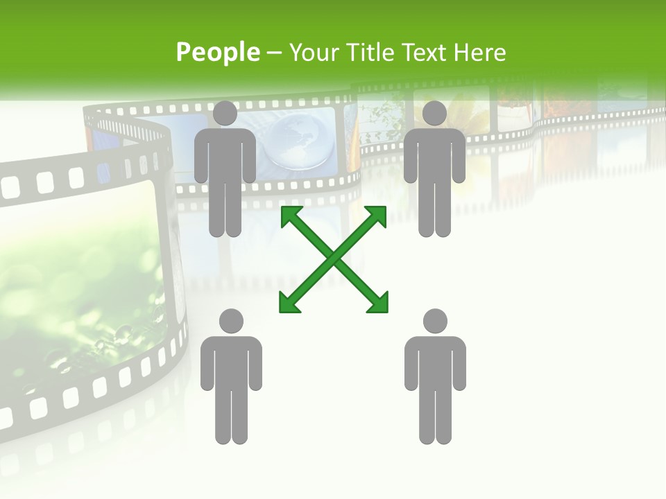 Hollywood Reflection Projection PowerPoint Template