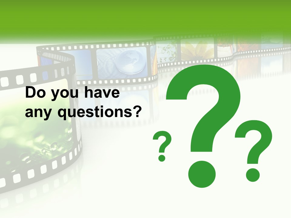 Hollywood Reflection Projection PowerPoint Template